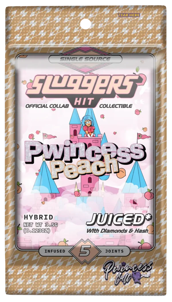 sluggers hit pwincess peach
